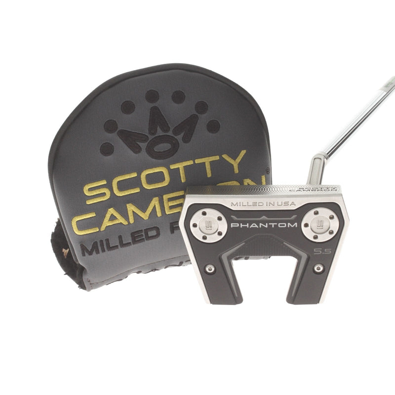 Scotty Cameron Phantom 5.5 Mens Right Hand Putter 34" Mallet - Super Stroke Wrist Lock