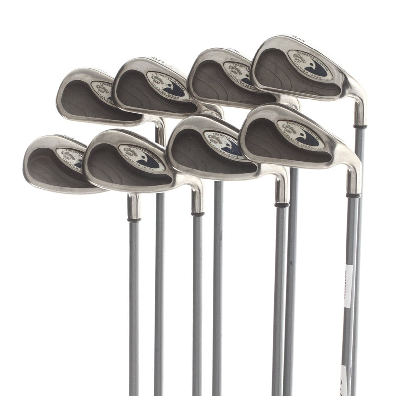 Callaway Hawkeye Tungsten Ti Graphite Mens Right Hand Irons 3-PW Regular - Callaway Hawkeye