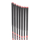 TaylorMade Stealth Graphite Mens Right Hand Irons 6-AW+SW Senior - Fujikura Ventus Red 5-A