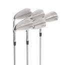 Ping i530 Steel Mens Left Hand Irons 7-UW Orange Dot 2* Flat Stiff - Ping AWT 2.0