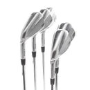 Ping i530 Steel Mens Left Hand Irons 7-UW Orange Dot 2* Flat Stiff - Ping AWT 2.0