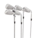 Ping i530 Steel Mens Left Hand Irons 7-UW Orange Dot 2* Flat Stiff - Ping AWT 2.0