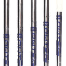 Ping i530 Steel Mens Left Hand Irons 7-UW Orange Dot 2* Flat Stiff - Ping AWT 2.0