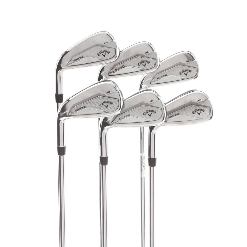 Callaway Elyte X Steel Mens Left Hand Irons 5-PW Regular - KBS Max 80