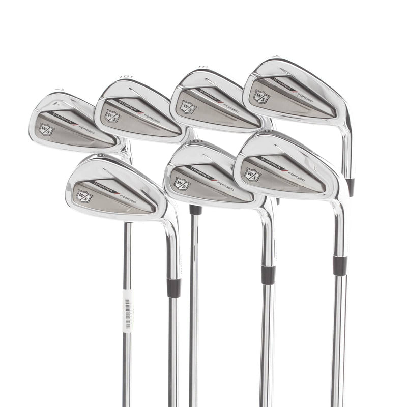 Wilson Dynapower Forged Steel Mens Right Hand Irons 4-PW Stiff - Dynamic Gold 105