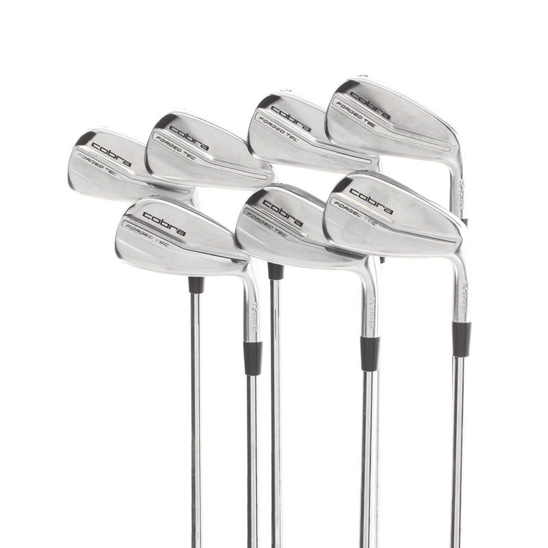 Cobra King Forged Tec Steel Mens Right Hand Irons 4-PW Stiff - KBS $-Taper Lite