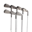 Callaway Big Bertha OS 2017 Steel Mens Left Hand Irons 4-PW Stiff - True Temper Speedstep 80