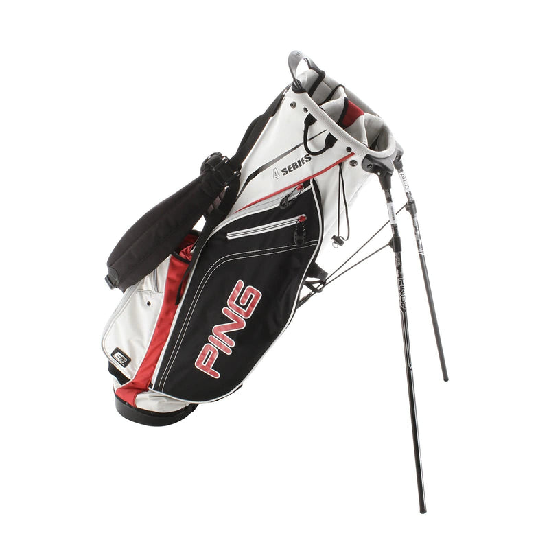 Ping 4 Series Stand Bag - White/Black/Red