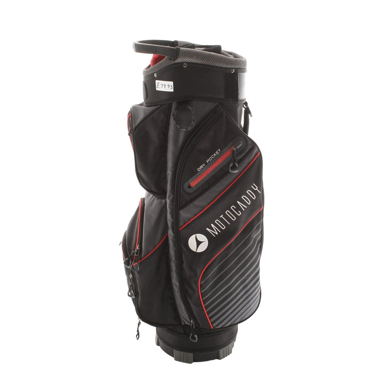 Motocaddy Lite Series Cart Bag - Black/Red/Grey
