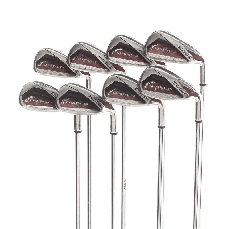 Callaway Diablo Edge Steel Mens Right Hand Irons 4-AW Uniflex - Callaway