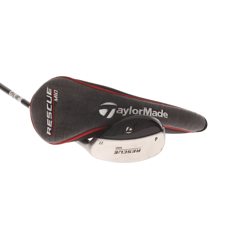 TaylorMade Rescue Mid Graphite Mens Right Hand 4 Hybrid 22* Regular - TaylorMade UG65