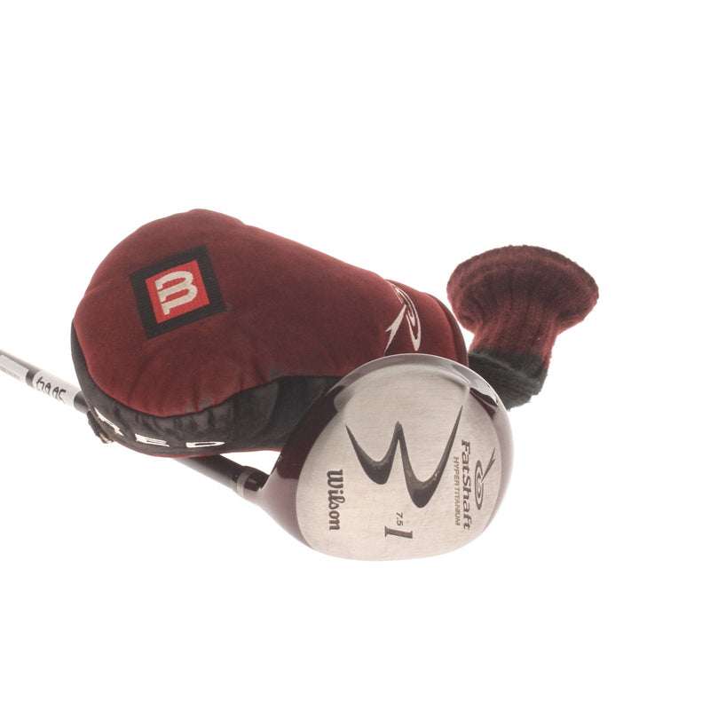 Wilson Deep Red Graphite Mens Right Hand Driver 7.5* Stiff - Grafalloy Prolite FatShaft 480