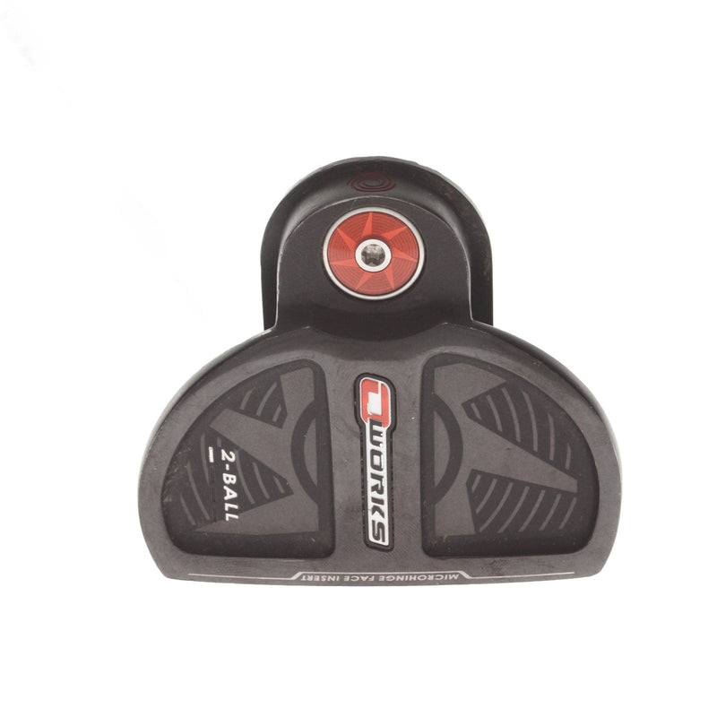 Odyssey O-Works 2-Ball Mens Right Hand Putter 33" Mallet - Super Stroke Pistol GT Tour
