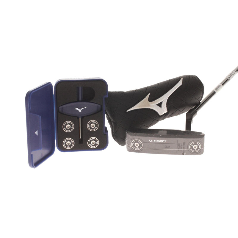 Mizuno M-Craft OMOI 02 Mens Right Hand Putter 34" Blade - Lamin Sink Fit Pistol