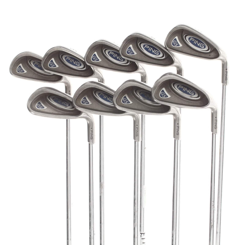 Ping G5 Steel Mens Right Hand Irons 3-SW Black Dot Regular -