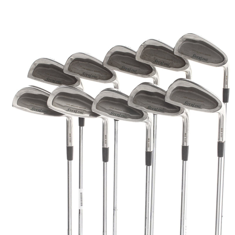 Mizuno Sterling Steel Mens Right Hand Irons 3-SW Regular - Dynamic Gold