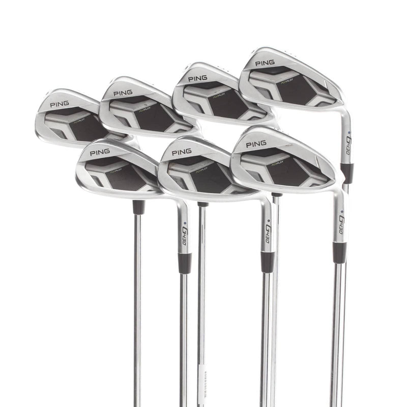 Ping G430 Steel Mens Right Hand Irons 5-SW Black Dot 1* Upright Regular - Ping AWT 2.0