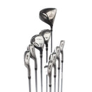 Wilson Deep Red Graphite Mens Right Hand Package Set Regular - Fujikura
