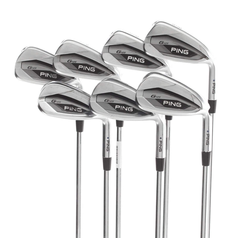 Ping G425 Steel Mens Right Hand Irons 5-SW Blue Dot 1* Upright Regular - Ping AWT 2.0