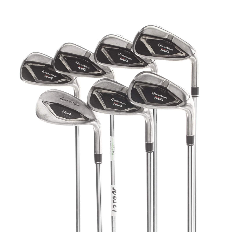 TaylorMade M4 Steel Mens Right Hand Irons 5-SW Regular - KBS Max 85