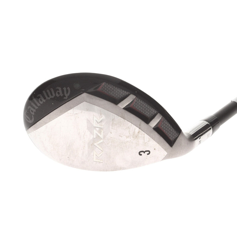 Callaway Razr Graphite Mens Left Hand 3 Hybrid 21* Stiff - Callaway X 60g