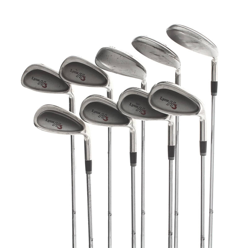 Lynx H3 Steel Mens Right Hand Irons 3-SW Stiff - True Temper