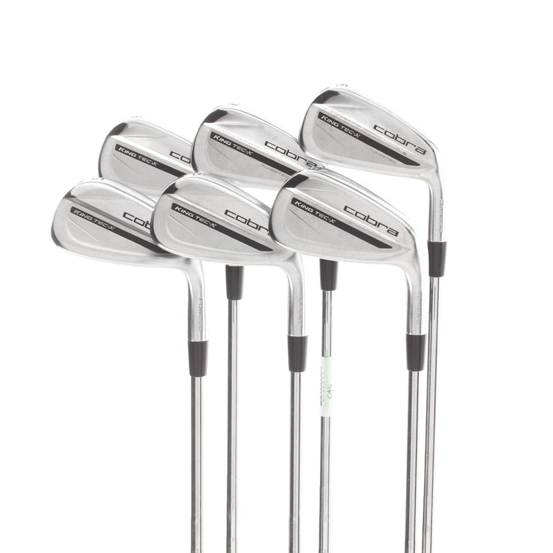 Cobra Forged Tec X Steel Mens Right Hand Irons 6-GW Stiff - KBS Tour Lite