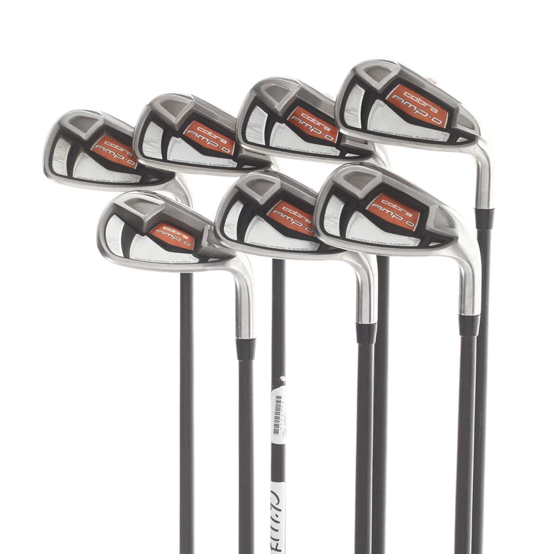 Cobra King AMP-D Graphite Mens Right Hand Irons 5-SW Regular - Cobra AMP-D 65g