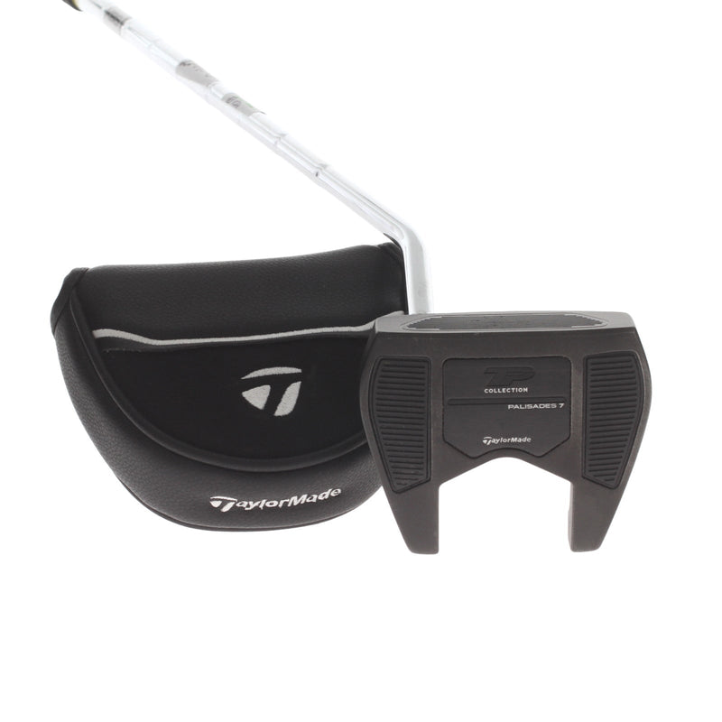 TaylorMade TP Collection Palisades 7 Mens Left Hand Putter 34" Mallet  - Lamkin Sink Fit Skinny