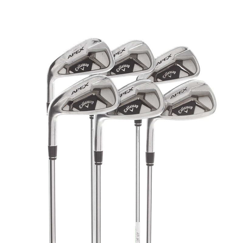 Callaway Apex 21 Steel Mens Left Hand Irons 5-PW Regular - True Temper Elevate MPH 95
