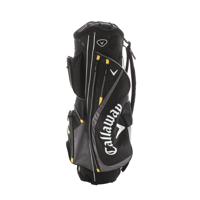 Callaway Warbird Cart Bag - Black/White/Yellow