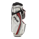 Ping Traverse Cart Bag - Cream/Black/Red