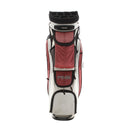 Ping Traverse Cart Bag - Cream/Black/Red