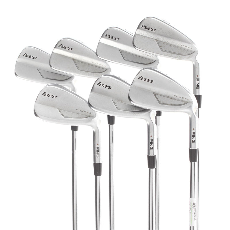Ping i525 Steel Mens Right Hand Irons 4-PW Orange Dot 2* Flat Stiff - AWT 2.0