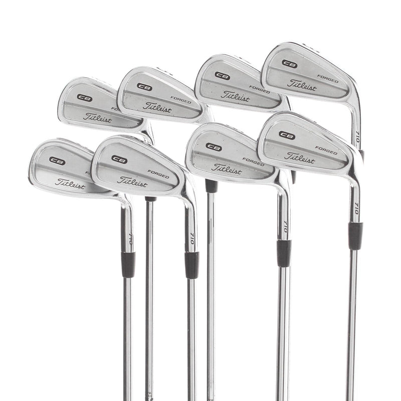 Titleist 710 CB Steel Mens Right Hand Irons 3-PW Stiff - Dynamic Gold S300