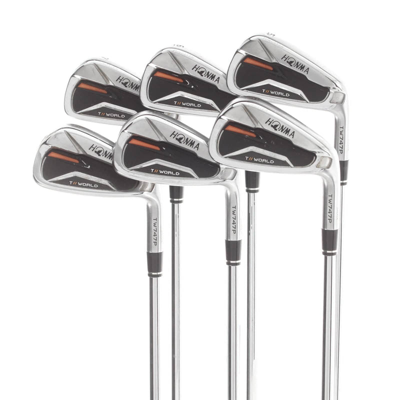 Honma TW747P Steel Mens Right Hand Irons 5-10 Stiff - N.S.Pro 950GH