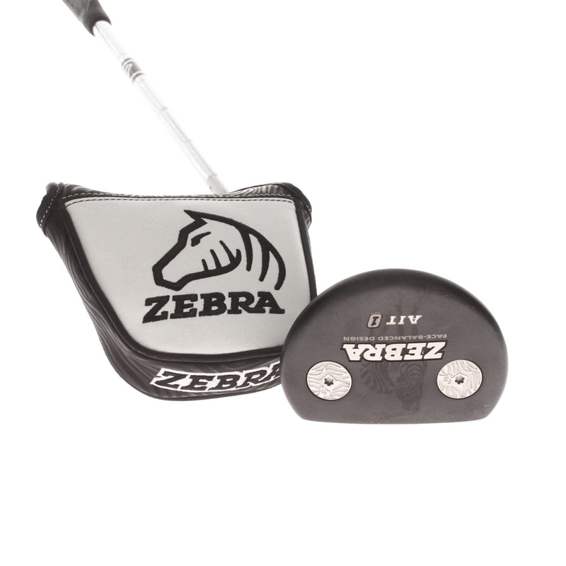 Zebra AIT 1 Mens Right Hand Putter 34" Mallet - Winn AVS Pistol