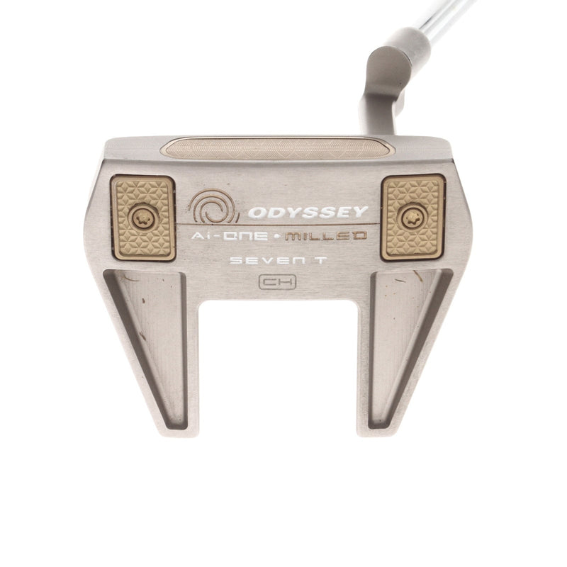 Odyssey Ai-One Milled Seven T Mens Right Hand Putter 34" Mallet Odyssey Stroke Lab - Super Stroke Pistol 2.0