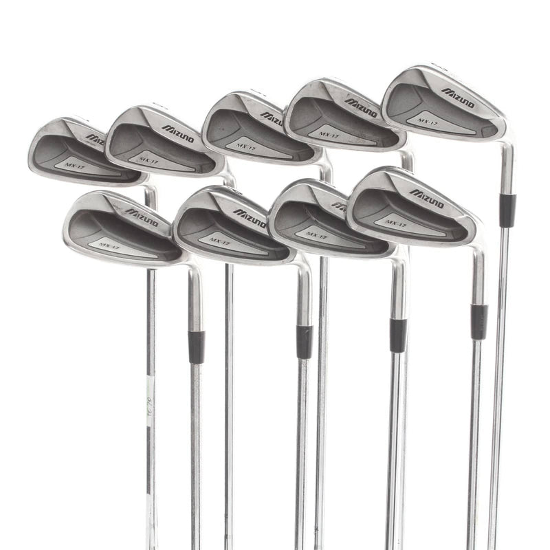 Mizuno MX-17 Steel Mens Right Hand Irons 3-SW Regular - True Temper Dynaflex