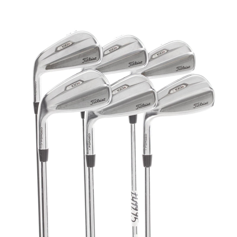 Titleist T100s 2021 Steel Mens Left Hand Irons 5-PW Stiff - Project X LZ 6.0 120g
