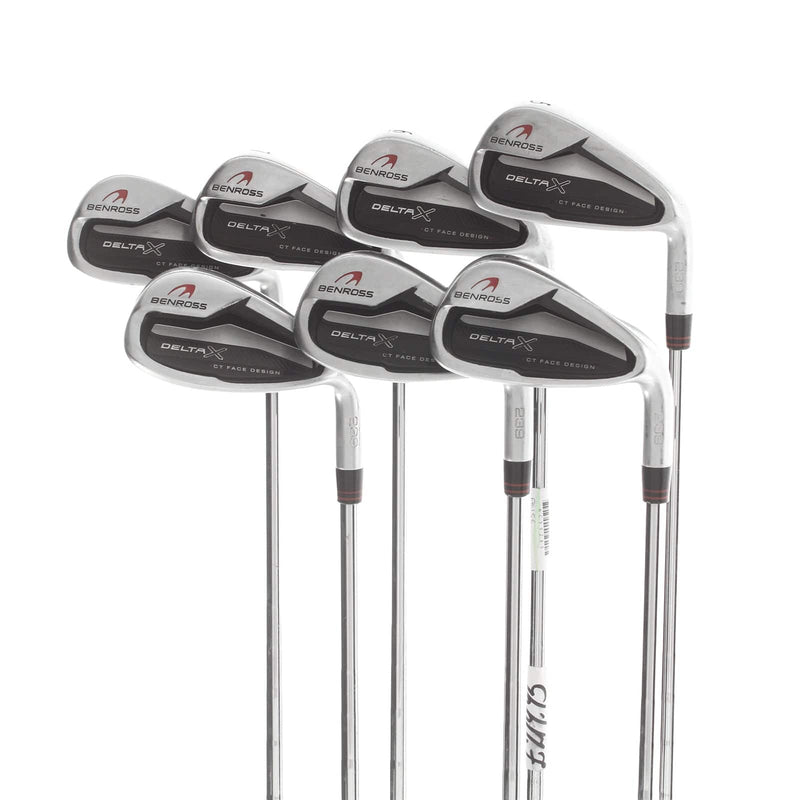 Benross Delta X Steel Mens Right Hand Irons 5-SW Stiff - KBS Tour 105 S