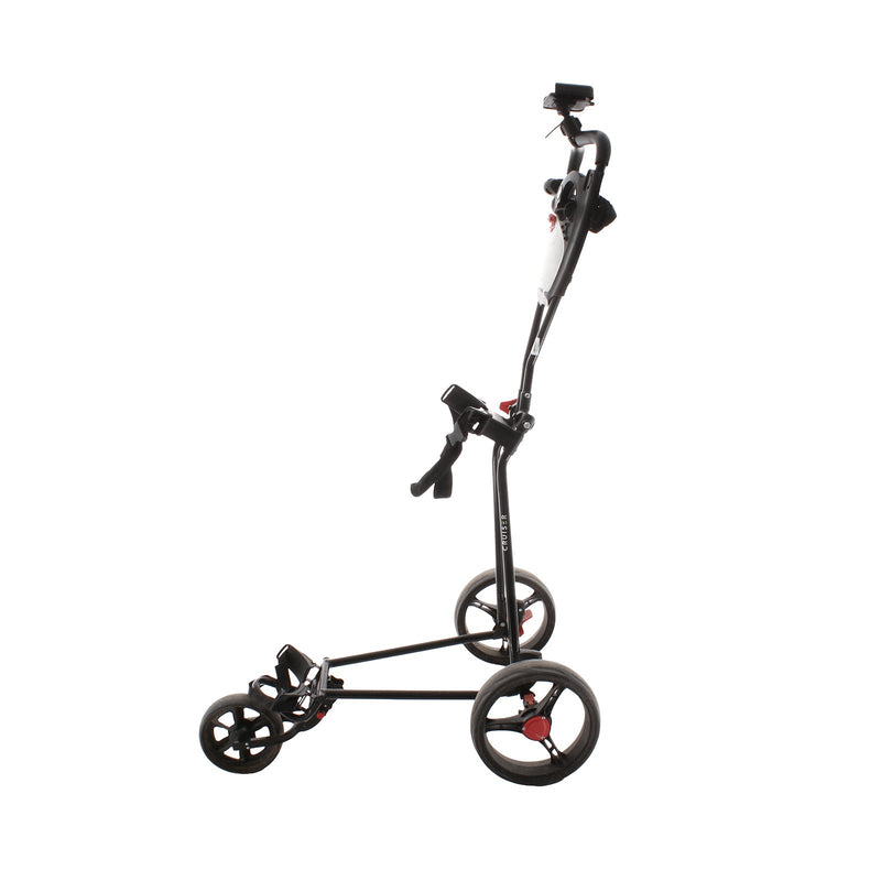 Cruiser 3-Wheel Push/Pull Trolley - Black/Red