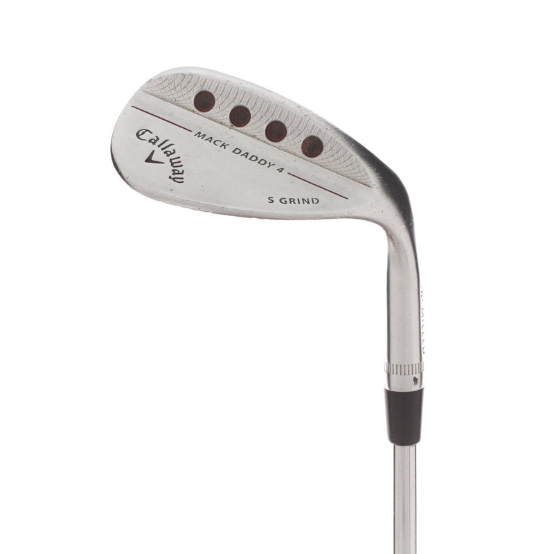 Callaway Mack Daddy 4 Steel Mens Right Hand Lob Wedge 58* 10 Bounce S Grind Stiff - Dynamic Gold 115 Tour Issue