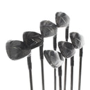 TaylorMade Stealth Black Steel Mens Right Hand Irons 5-AW Regular - KBS Max 85