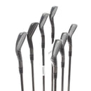 TaylorMade Stealth Black Steel Mens Right Hand Irons 5-AW Regular - KBS Max 85