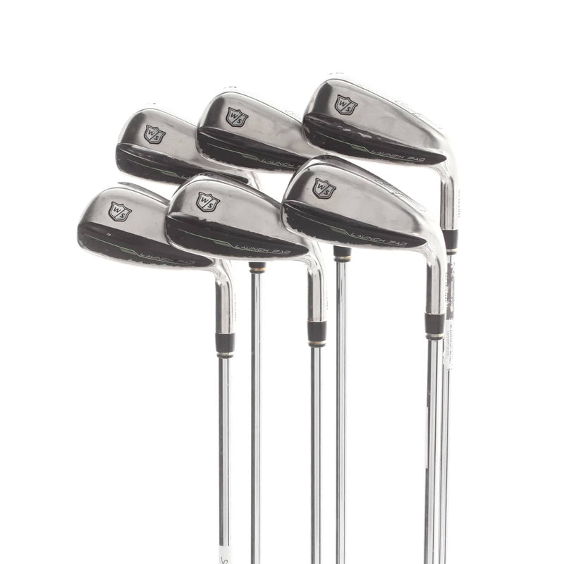 Wilson Launch Pad 2022 Steel Mens Right Hand Irons 5-PW Regular - KBS Max Ultralite