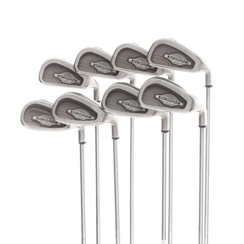 Callaway Big Bertha X-12 Steel Mens Right Hand Irons 3-PW Stiff - True Temper