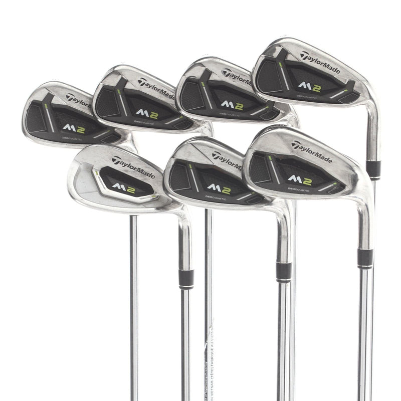 TaylorMade M2 Steel Mens Right Hand Irons 5-SW Stiff - REAX 88