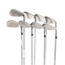 Callaway Steelhead XR Steel Mens Left Hand Irons 5-SW+AW Regular - True Temper Speedstep 80