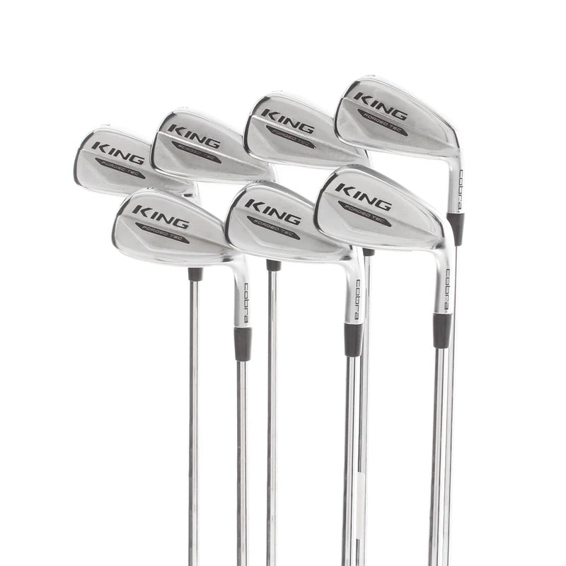 Cobra King Forged Tec Steel Mens Right Hand Irons 4-PW Stiff - KBS $-Taper Lite